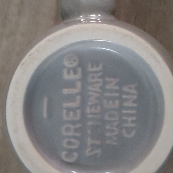 7 Corelle SLATE GRAY 11-oz Stoneware MUG CUP Reminisce Mystic Savvy Shades Muse - Picture 2 of 3